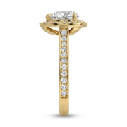2.46 CT Heart Cut Multi-Shape 925 Sterling Silver Ring