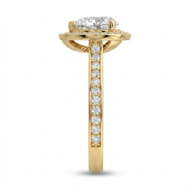 2.46 CT Heart Cut Multi-Shape 925 Sterling Silver Ring