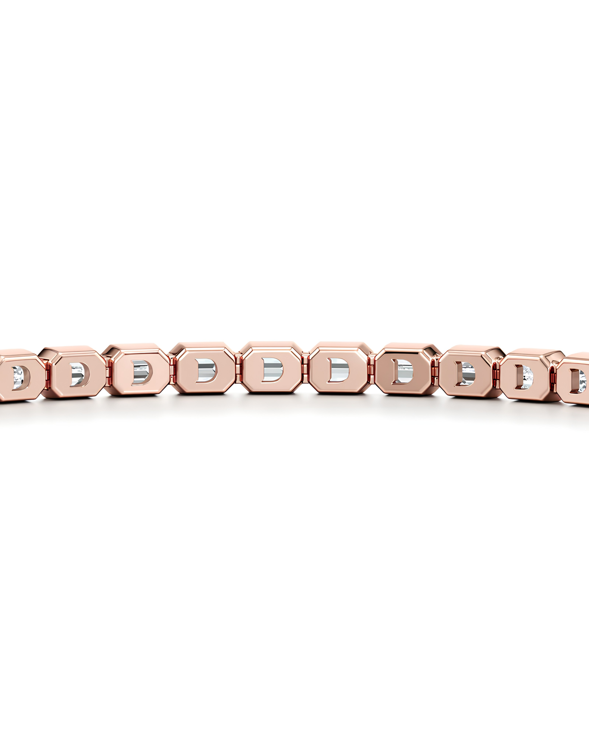 6 CT Emerald Cut Bezel Tennis Bracelet in 925 Sterling Silver