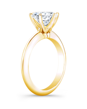 1 CT Round Brilliant 925 Sterling Silver Ring