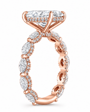 2.3 CT Oval Multi-Shape 925 Sterling Silver Ring