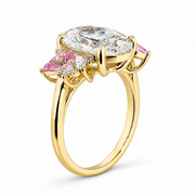 3.5 CT Oval Multi-Shape 925 Sterling Silver Ring