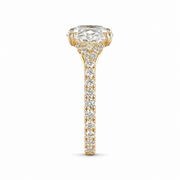 4.58 CT Oval Multi-Shape 925 Sterling Silver Ring