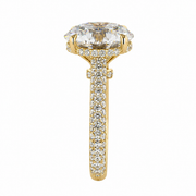 8.14 CT Round Brilliant 925 Sterling Silver Ring