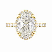 3.75 CT Oval Multi-Shape 925 Sterling Silver Ring