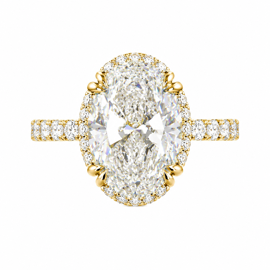 3.75 CT Oval Multi-Shape 925 Sterling Silver Ring