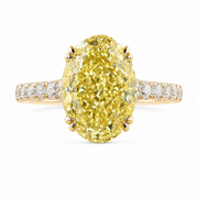 4.58 CT Oval Multi-Shape 925 Sterling Silver Ring