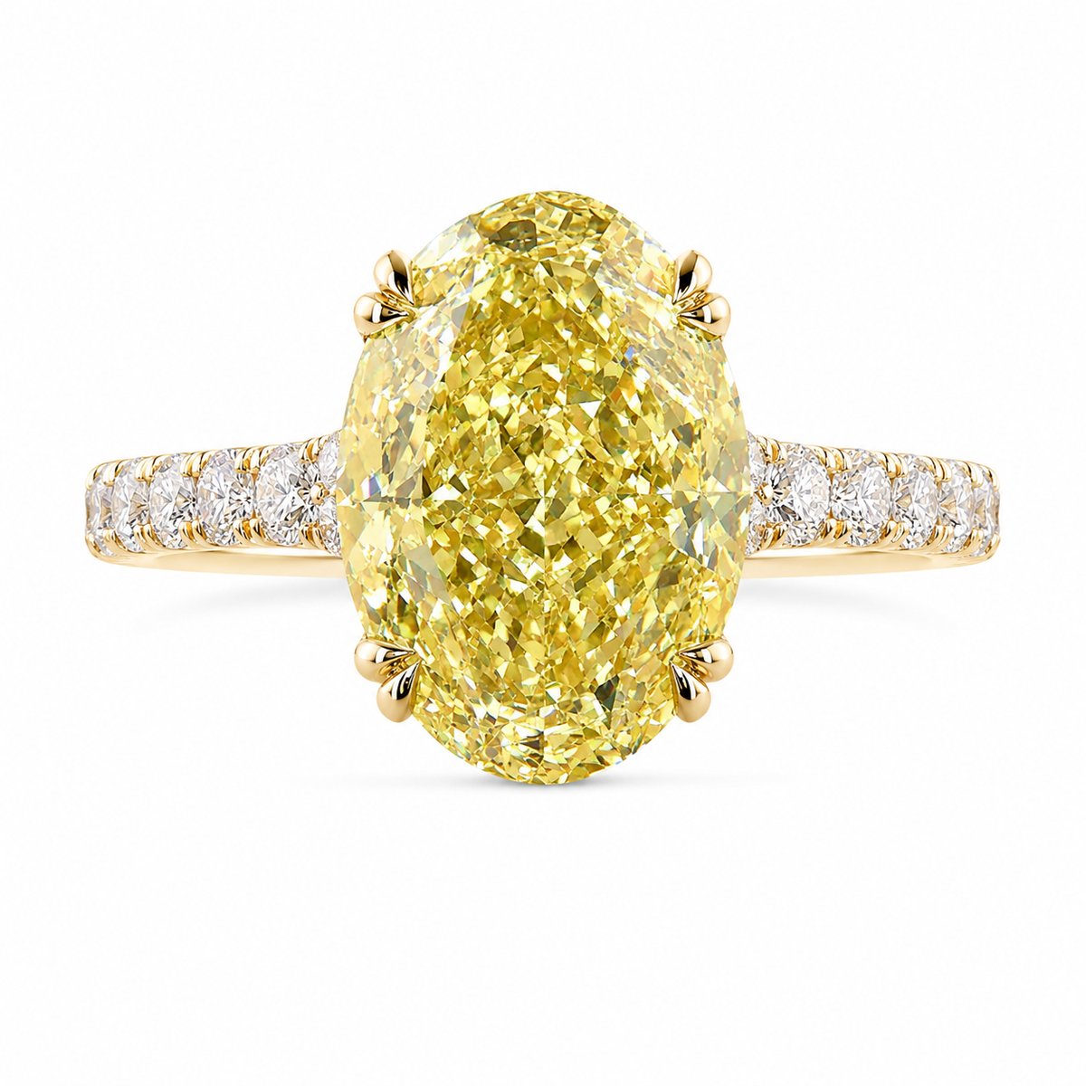 4.58 CT Oval Multi-Shape 925 Sterling Silver Ring