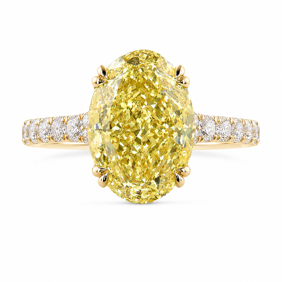4.58 CT Oval Multi-Shape 925 Sterling Silver Ring