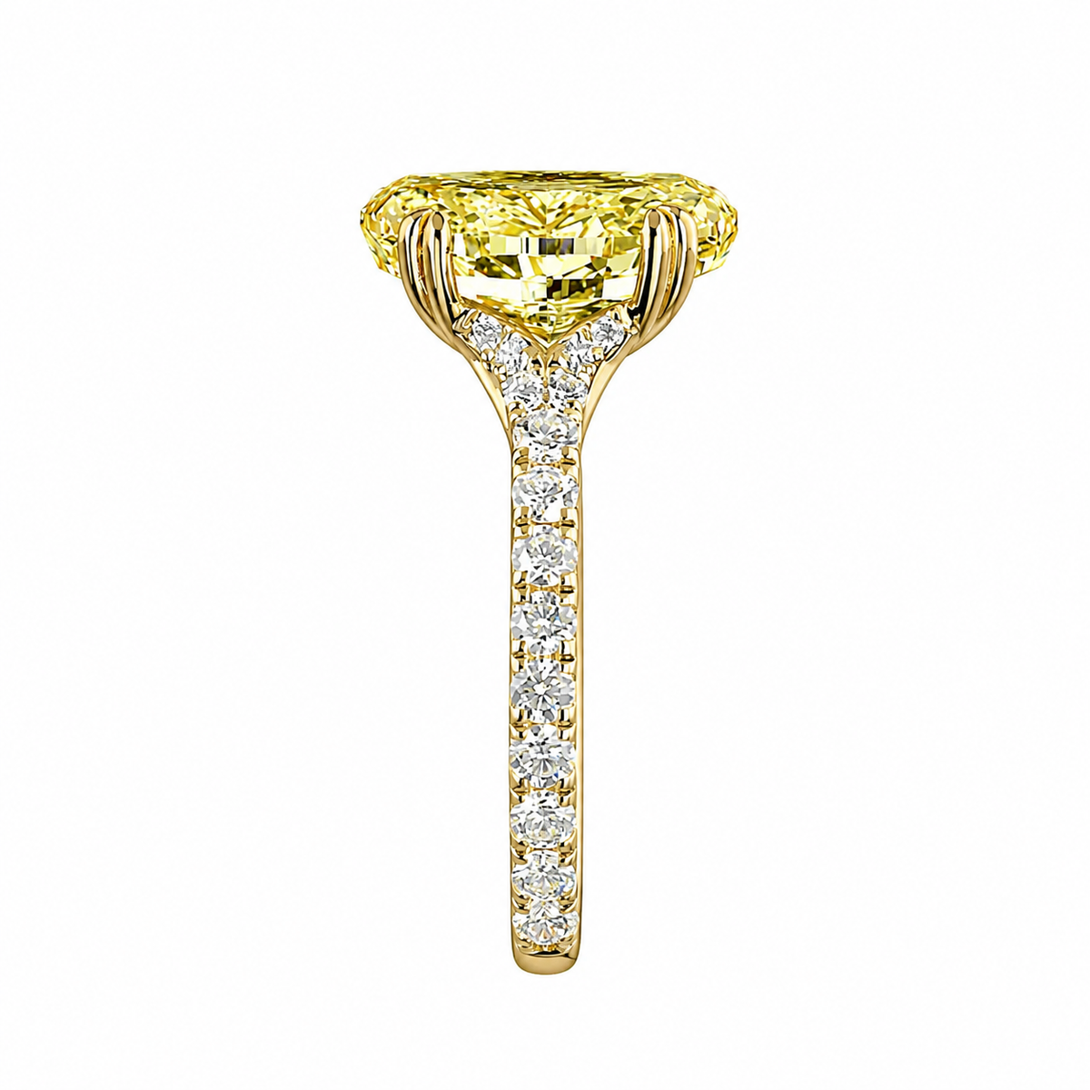 4.58 CT Oval Multi-Shape 925 Sterling Silver Ring