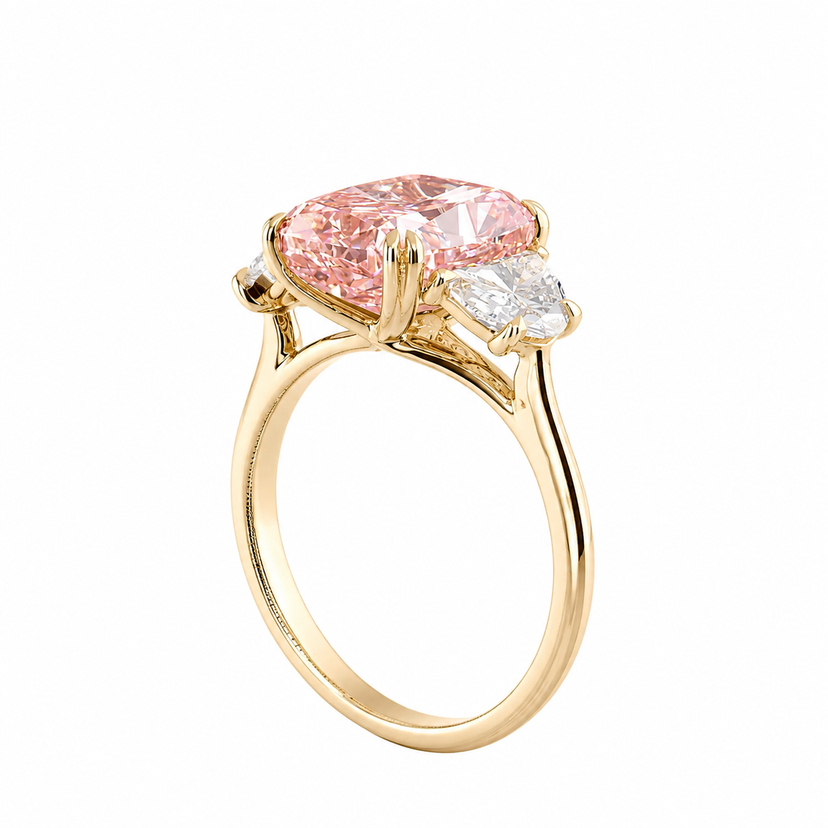 6 CT Cushion Cut Multi-Shape 925 Sterling Silver Ring