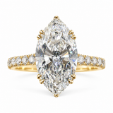 3.5 CT Marquise Cut Multi-Shape 925 Sterling Silver Ring
