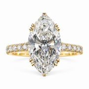 3.5 CT Marquise Cut Multi-Shape 925 Sterling Silver Ring