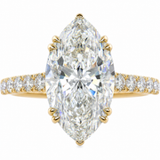 3.5 CT Marquise Cut Multi-Shape 925 Sterling Silver Ring