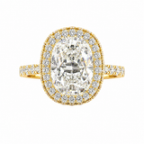 4.5 CT Cushion Cut Multi-Shape 925 Sterling Silver Ring