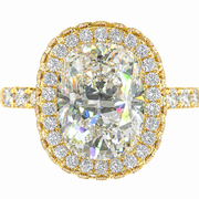 4.5 CT Cushion Cut Multi-Shape 925 Sterling Silver Ring
