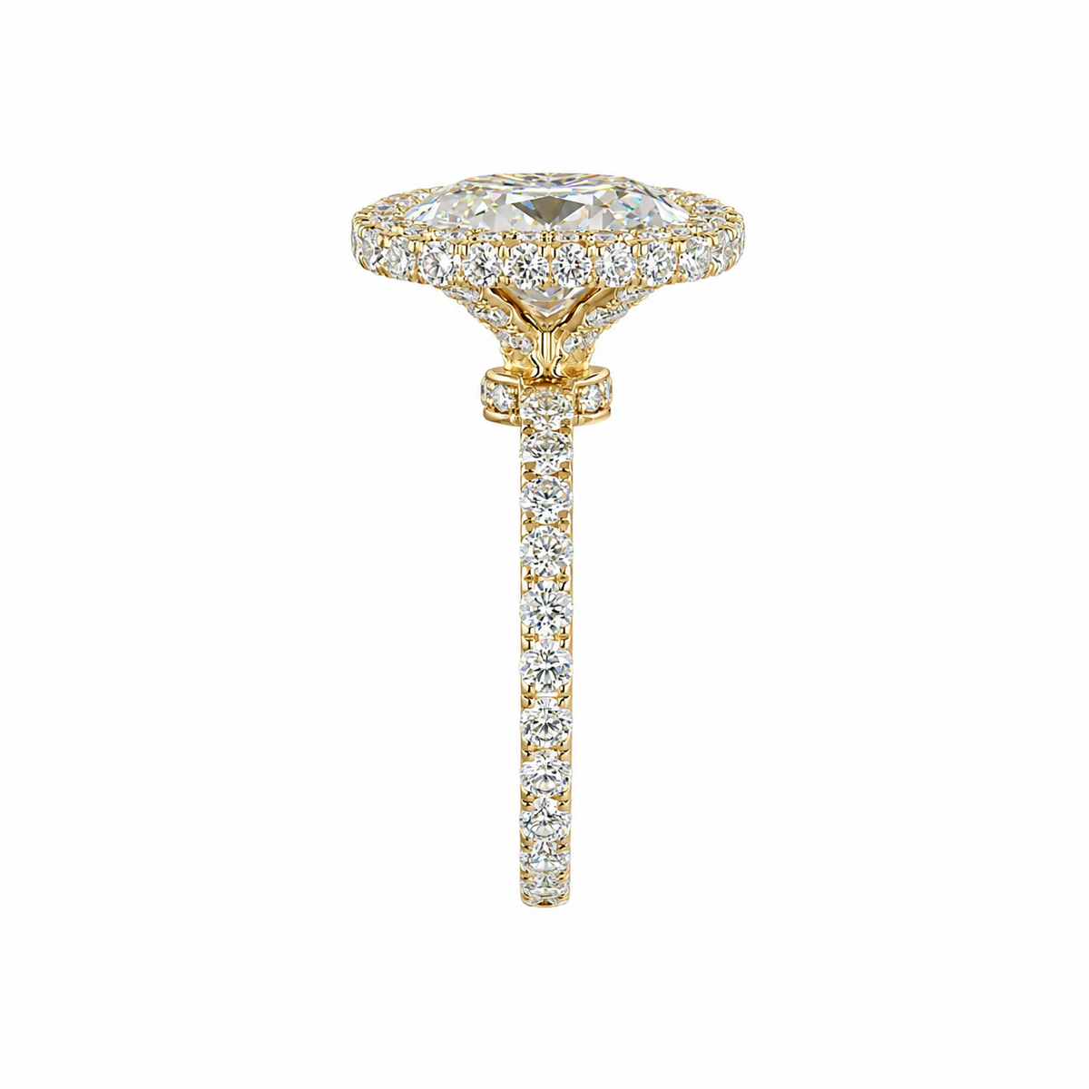 4.5 CT Cushion Cut Multi-Shape 925 Sterling Silver Ring